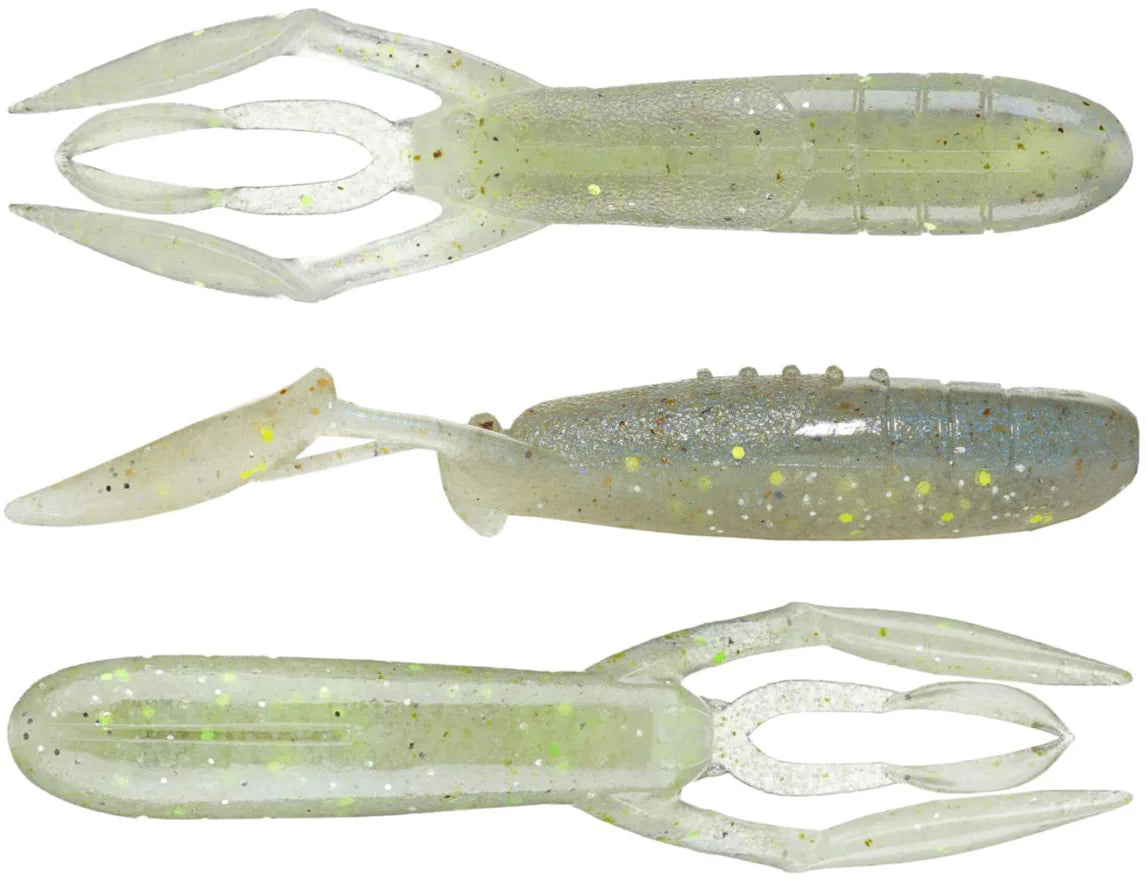 Keitech Glide Camaron 3.5 Inch Soft Plastic Craw - 6 Pack