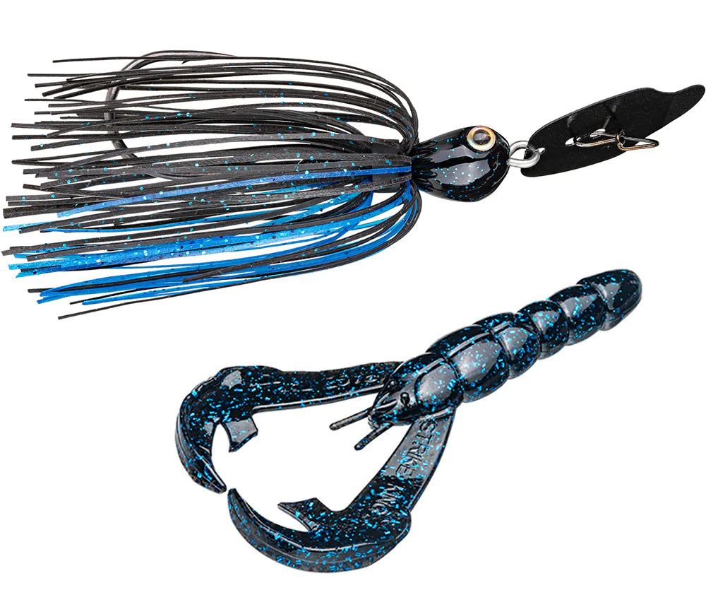 Strike King Thunder Cricket & Rage Craw Bladed Jig Combo