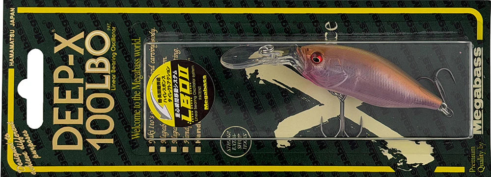 Megabass Deep-X 100 LBO Deep Diving Crankbait
