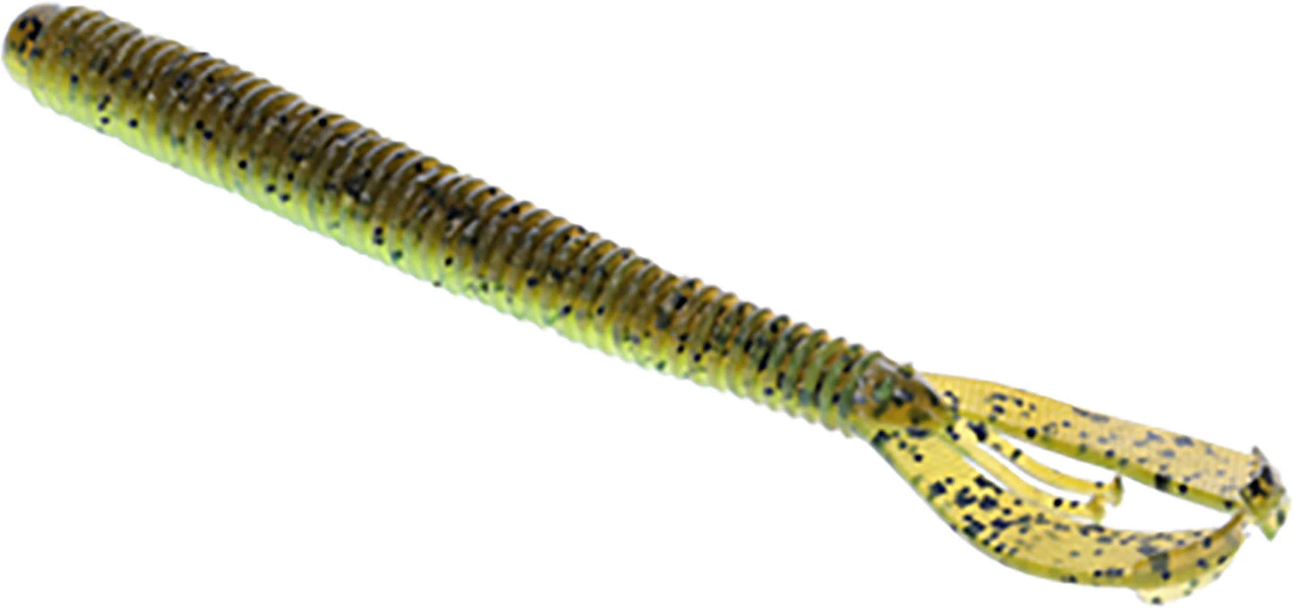 Strike King Twin Tail Rage Menace 6 inch Soft Plastic Worm - 6 Pack
