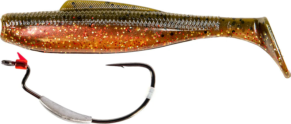 Z-Man 4 Inch DieZel MinnowZ & ZWG Weighted Swimbait Hook Combo