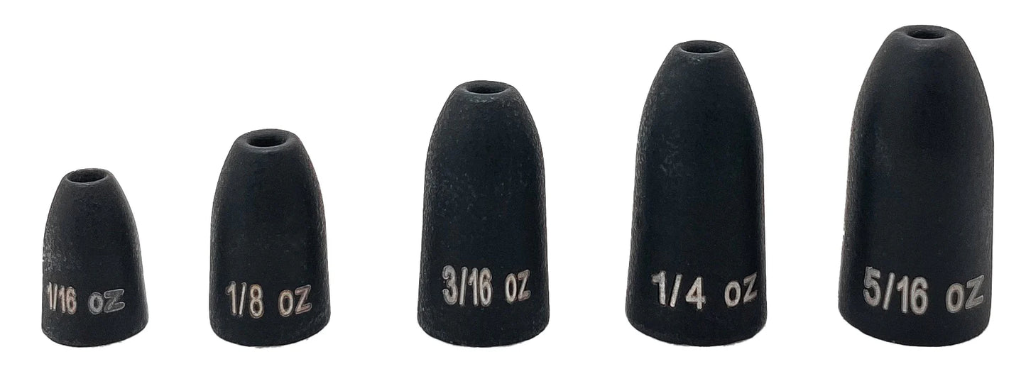 Departure Outdoors Tungsten Worm Weights - 5 Pack