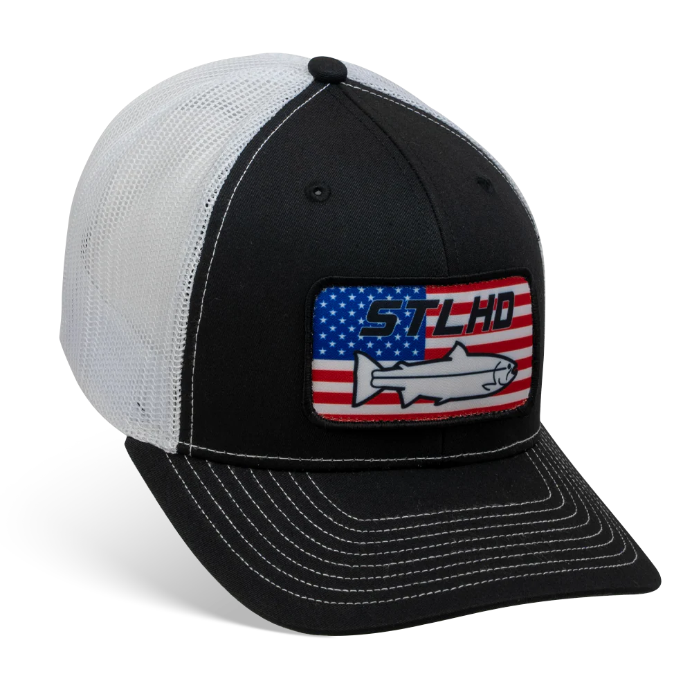 STLHD Nation Black/White Trucker Snapback Hat