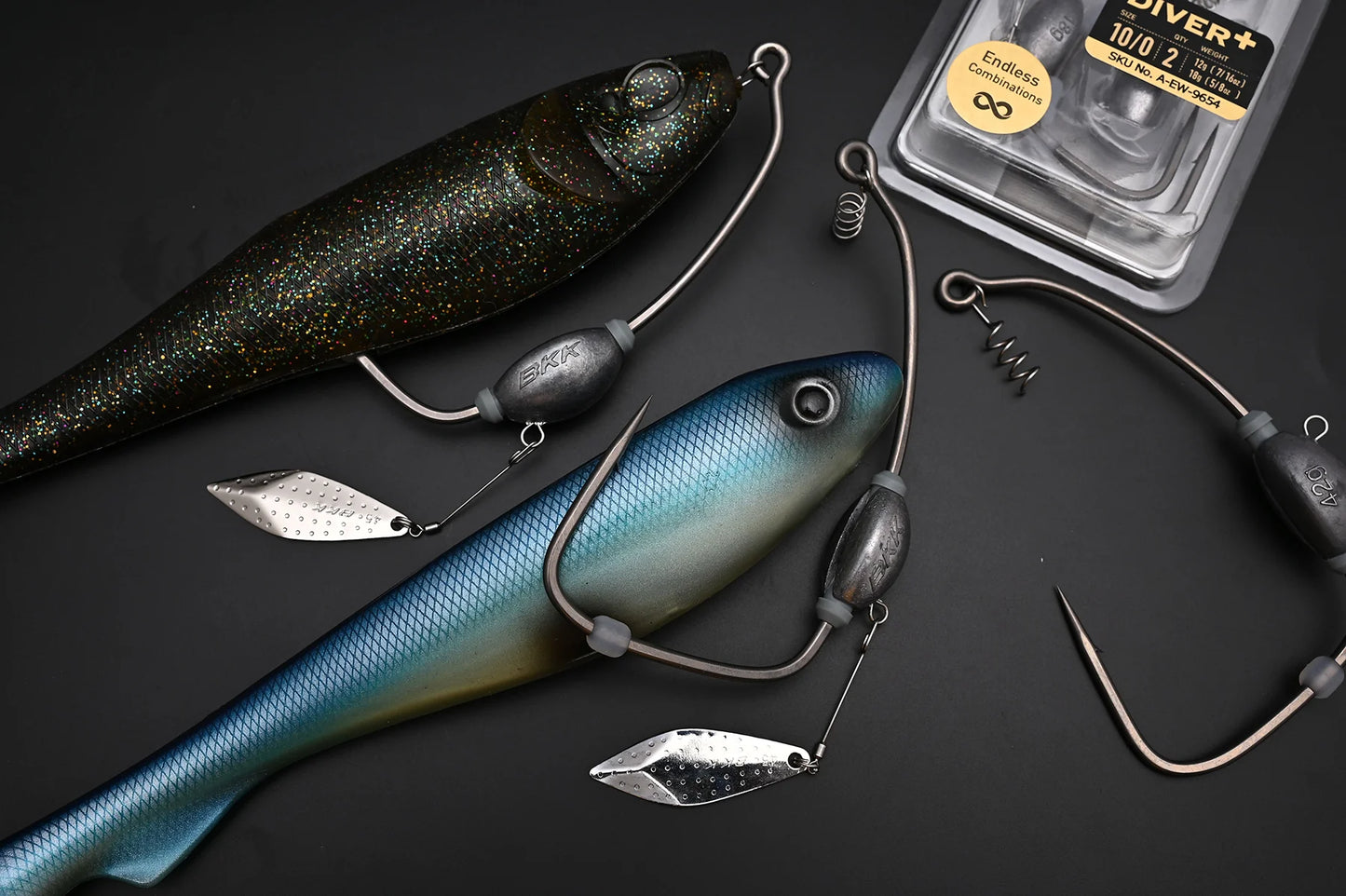 BKK Titan Diver+ Weighted Swimbait Hook