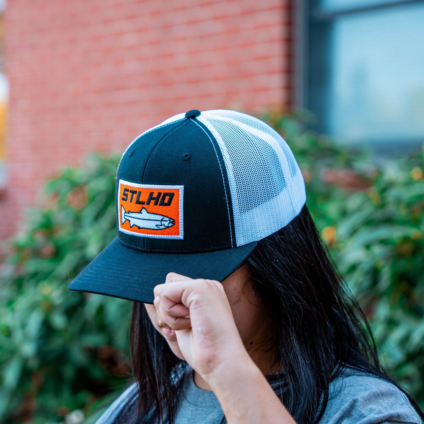 STLHD Standard White & Black Trucker Hat
