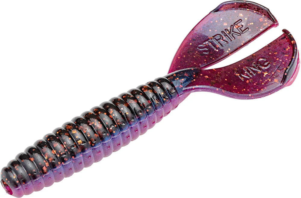 Strike King Twin Tail Rage Menace 3.5 inch Soft Plastic Grub 8 pack