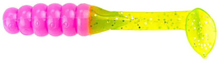 Mr. Crappie Slabalicious Soft Plastic Paddle Tail Grub - 15 pack