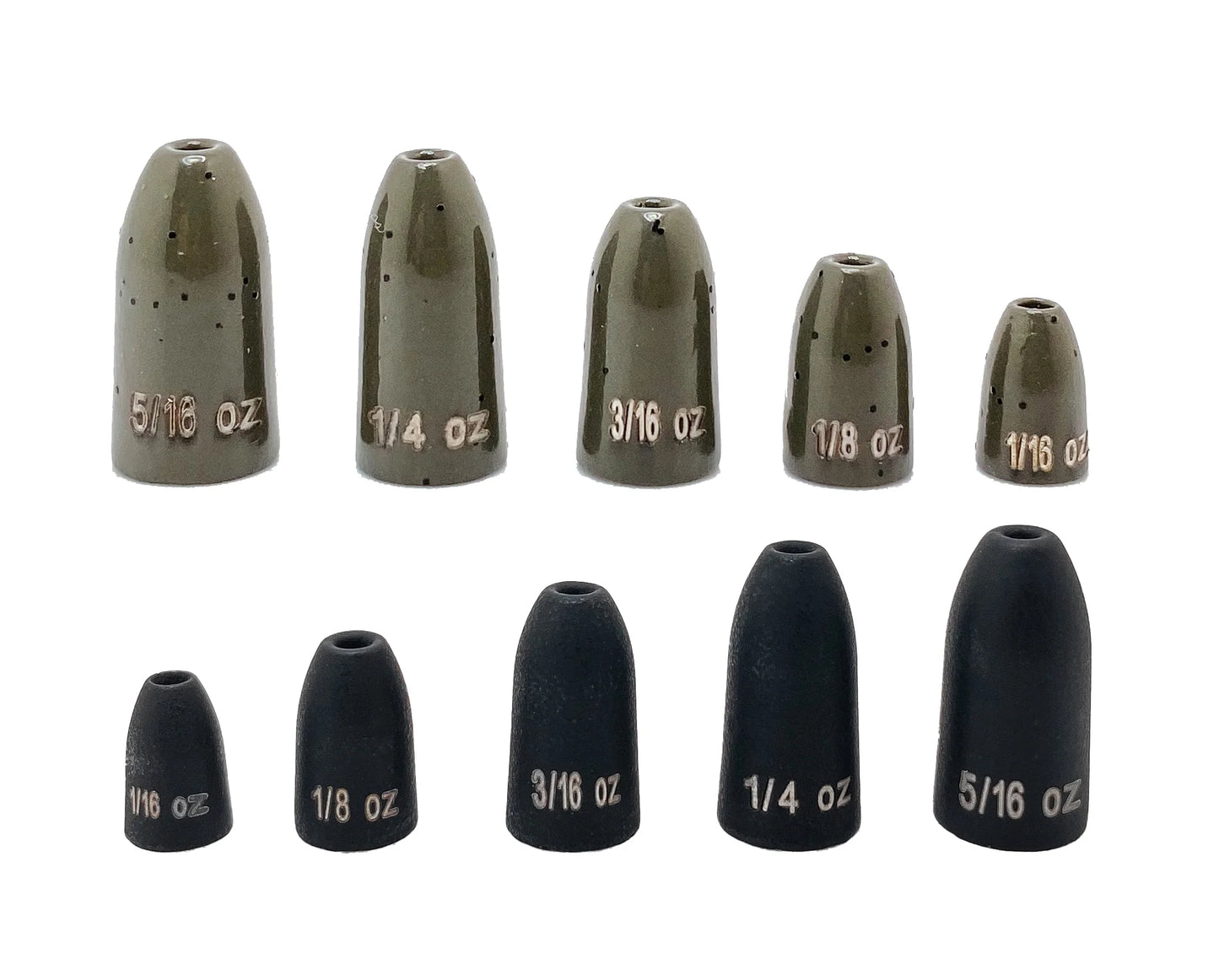 Departure Outdoors Tungsten Worm Weights - 5 Pack
