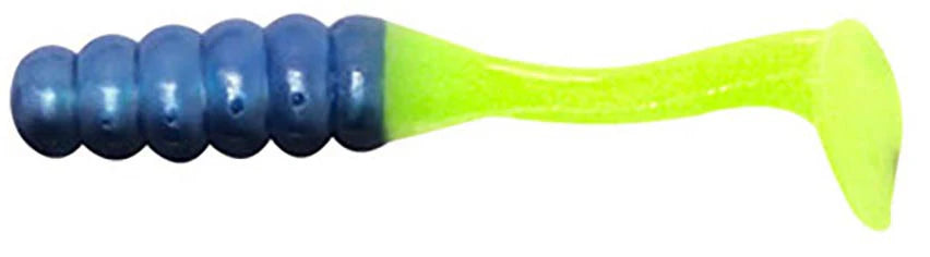 Mr. Crappie Slabalicious Soft Plastic Paddle Tail Grub - 15 pack