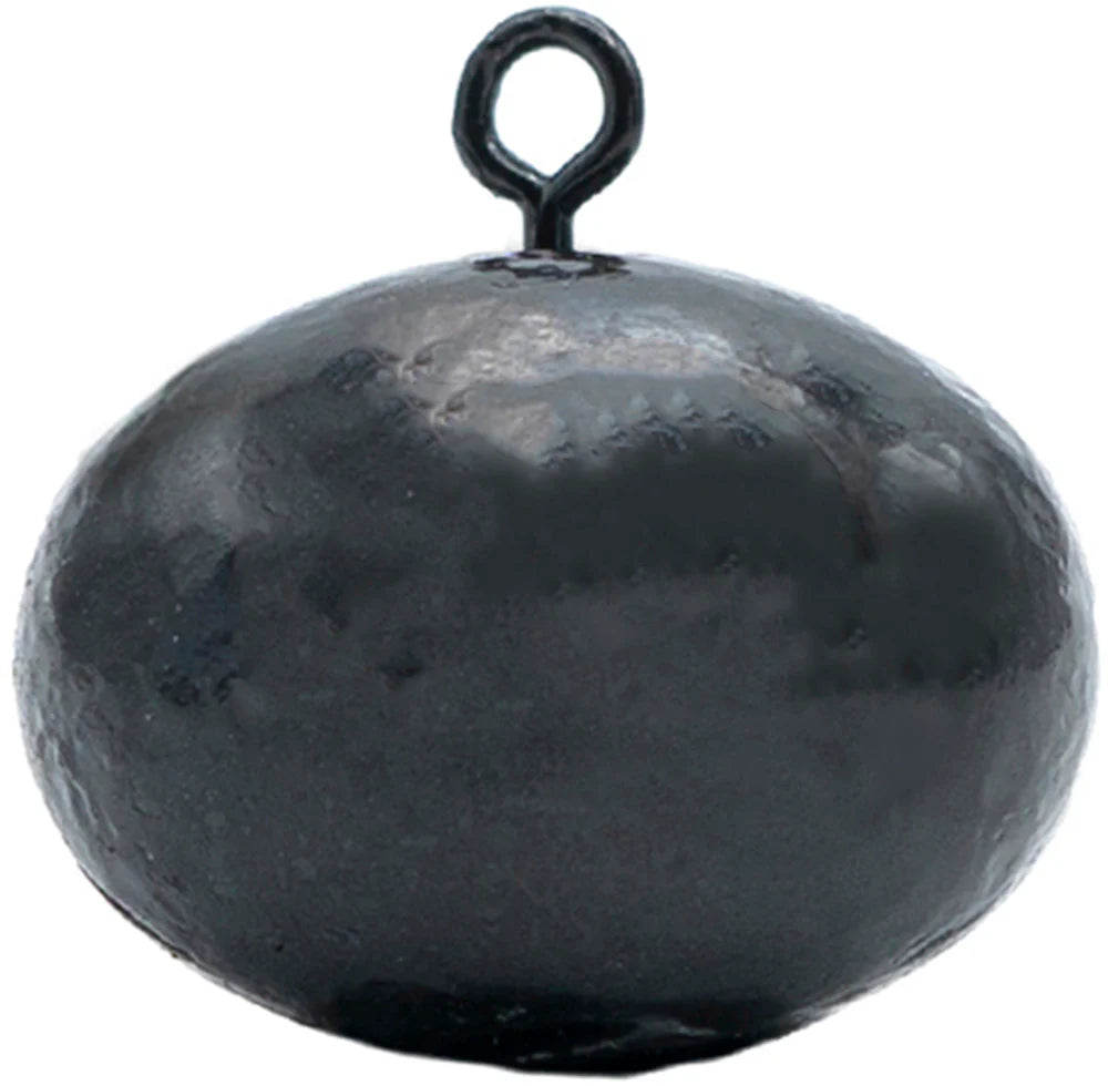1st Gen Fishing Football Head Free Rig/Drop Shot Weights - 6 Pack