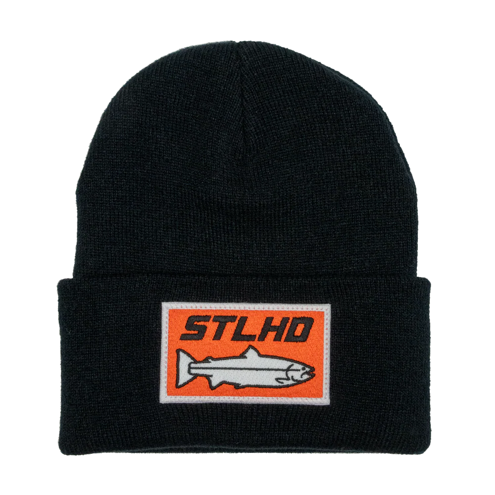 STLHD Knit Beanie Patch Hat - 2 Patch Options