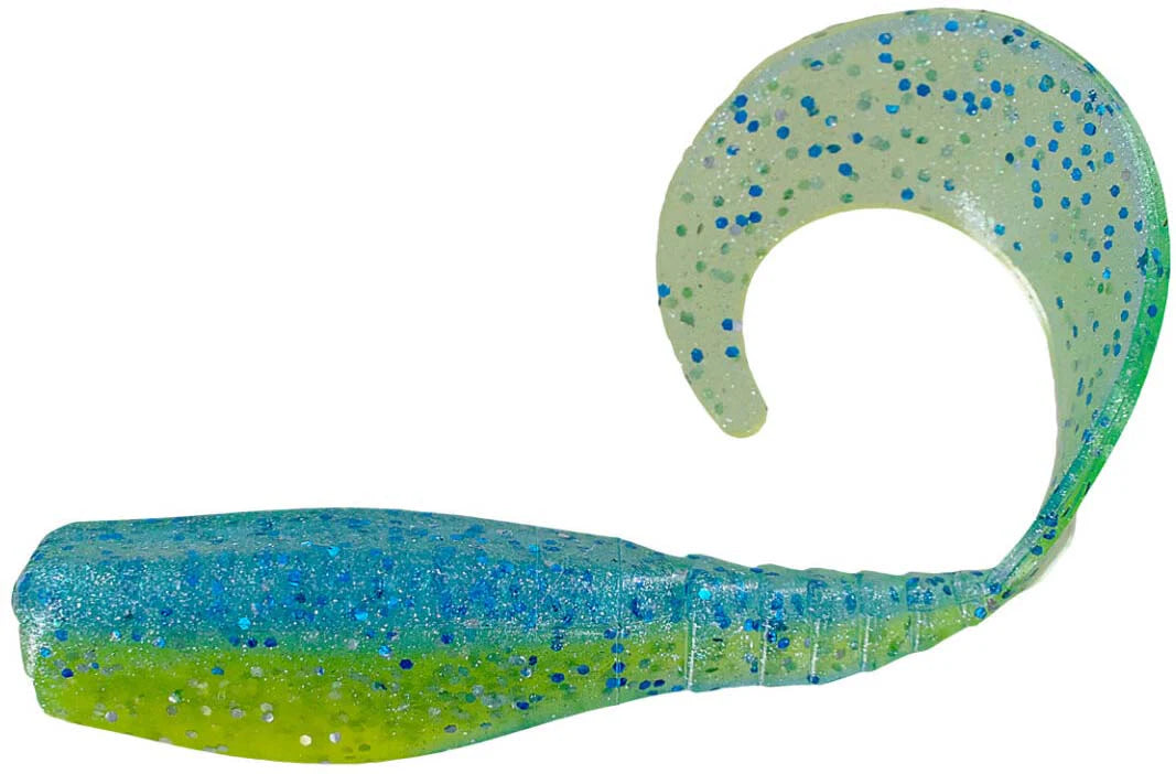 Big Bite Baits Curly Tail Crappie Minnr Soft Plastic - 10 Pack