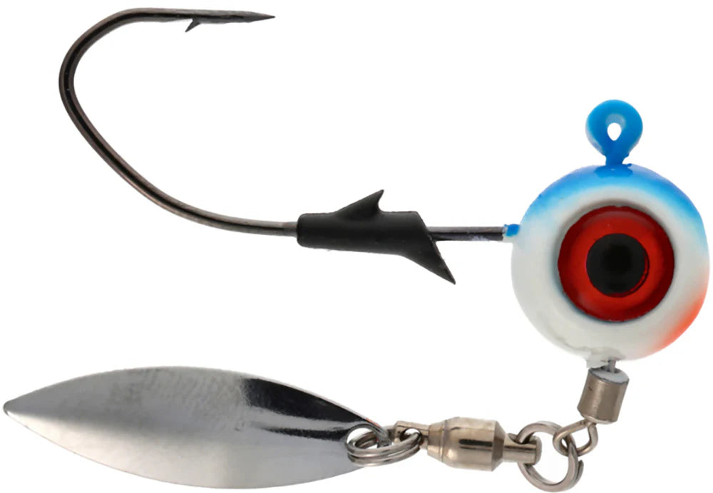 Eagle Claw Lazer Pro-V Eagle Eye Underspin Ball Jighead - 2 Pack