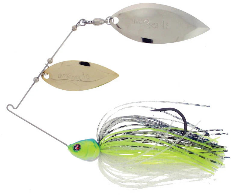 River2Sea Ish Monroe Bling Double Willow Spinnerbait 3/8 oz.