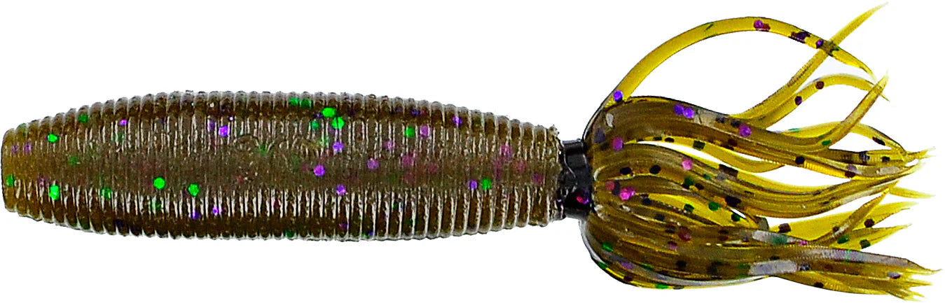 Gary Yamamoto 4 Inch Fat Ika Soft Plastic Skirted Grub - 10 Pack