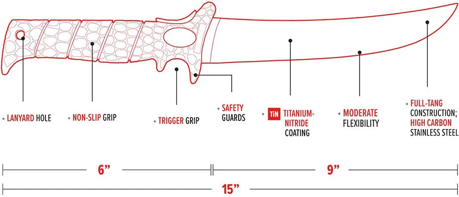 Bubba Flex Fillet Knife - 9 Inch