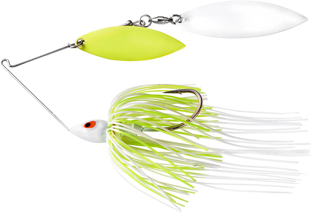War Eagle Painted Head Nickel Frame Double Willow Spinnerbait - 3/8 oz