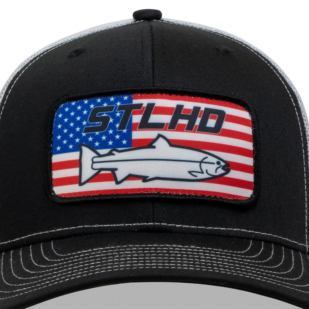 STLHD Nation Black/White Trucker Snapback Hat