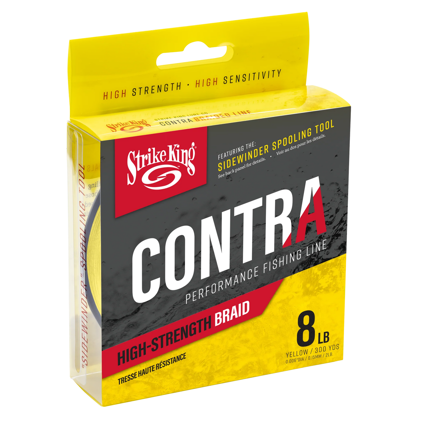 Strike King Contra Braid - Hi-Vis Yellow
