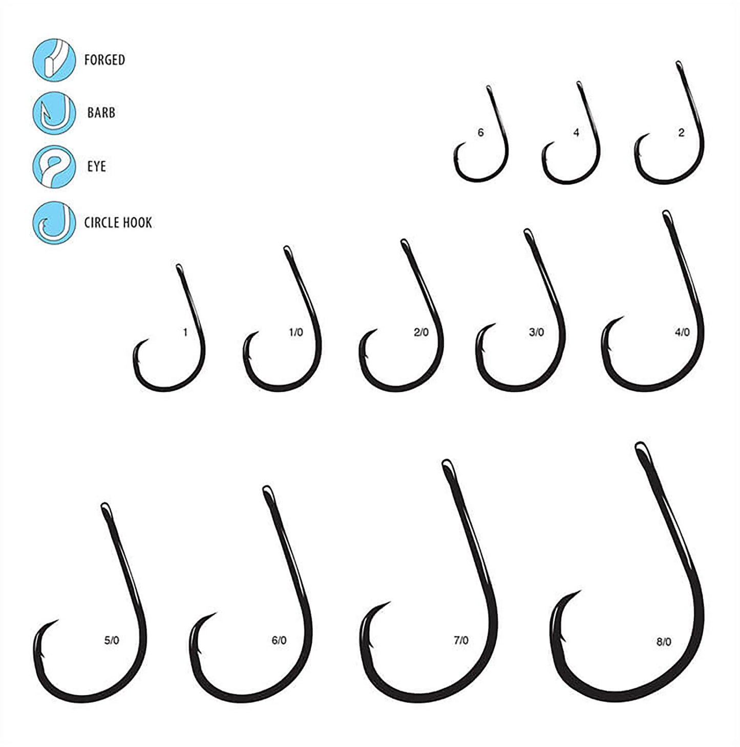 Gamakatsu Octopus Circle 4X Strong SE IP Nano Alpha Hooks - Tournament Legal