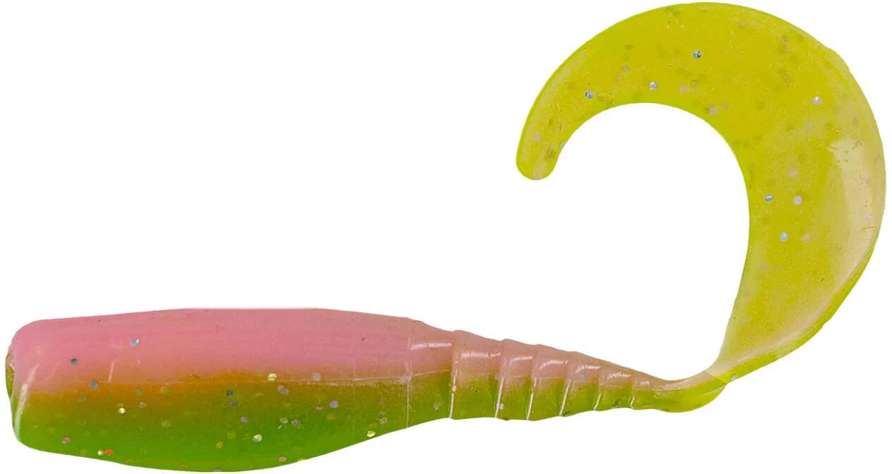 Big Bite Baits Curly Tail Crappie Minnr Soft Plastic - 10 Pack