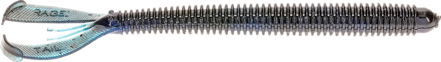 Strike King Twin Tail Rage Menace 6 inch Soft Plastic Worm - 6 Pack