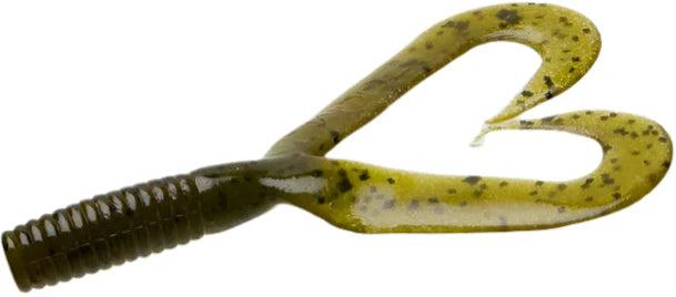 Zoom Creepy Crawler Twin Tail Grub Jig Trailer - 3 Inch