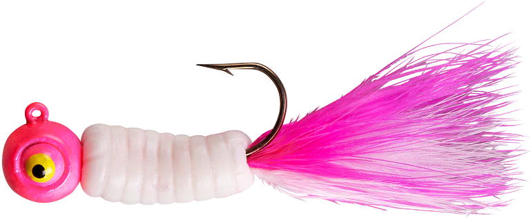 Lindy Fuzz-E-Grub Pre-Rigged Hair Tail Soft Grub 2 pack