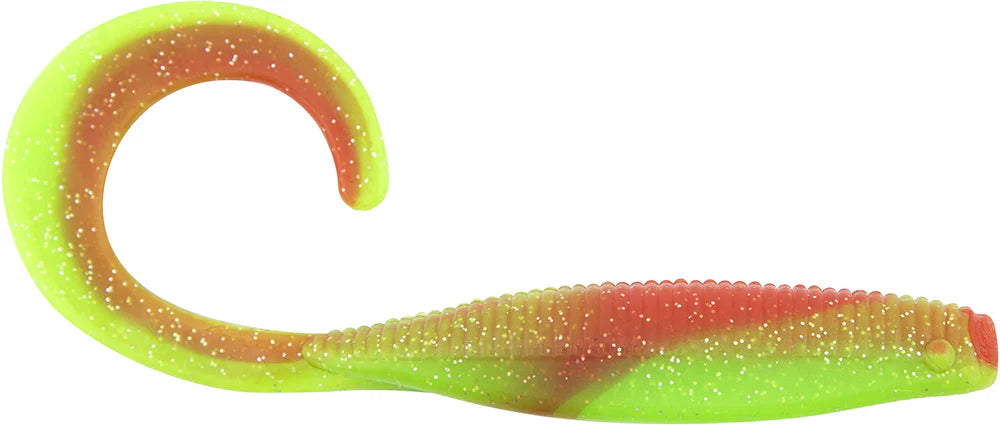 Z-Man StreakZ Curly TailZ 7 inch Soft Plastic Grub 3 pack