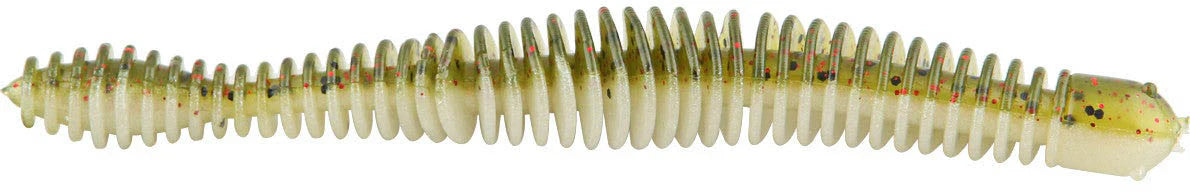 Big Bite Baits Coontail Worm 4 3/4 inch Ribbed Worm